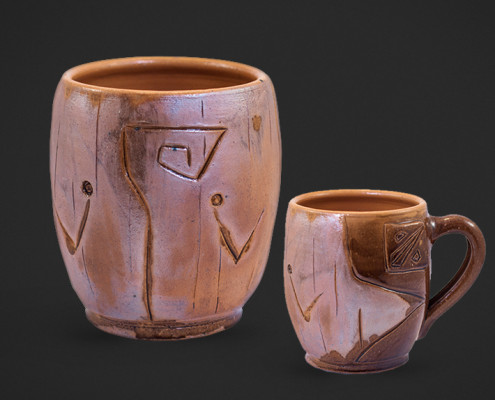 hand made cups