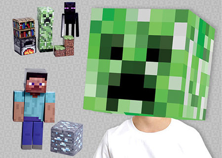 RM minecraft  papercraft