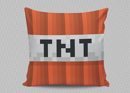 RM minecraft  pillow