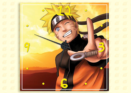 RM naruto clock
